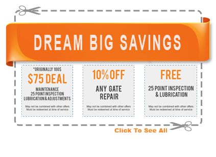 Dream Special Coupons Newhall Gate Repair